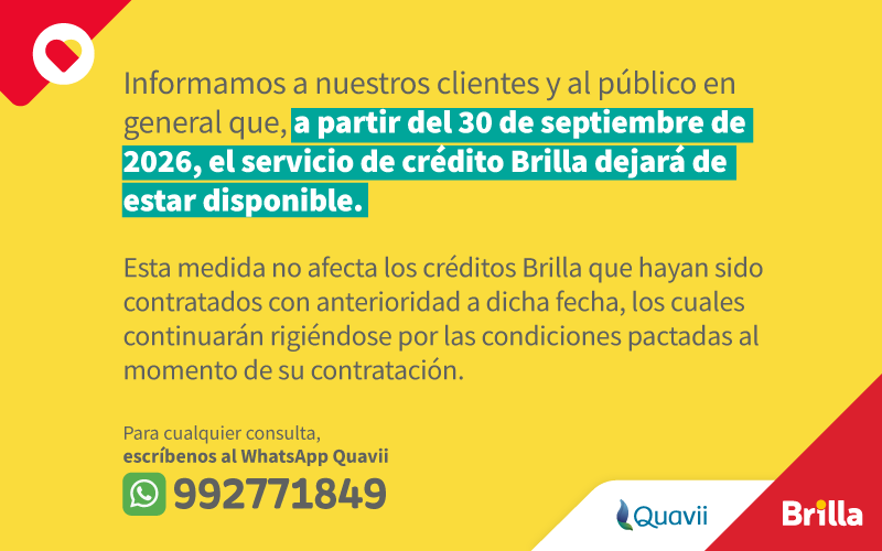 Mensaje Brilla Perú